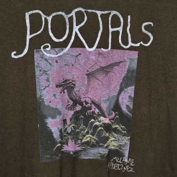 Melanie Martinez Portals Dragon Shirt Women's Concert Fan Alternative Pop Cat XL - Picture 2 of 4